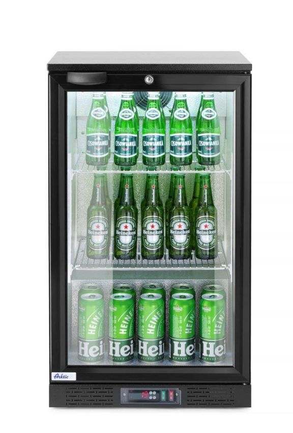 Kühlschrank hinten mit einer Tür