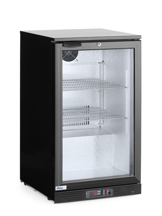 Kühlschrank hinten mit einer Tür