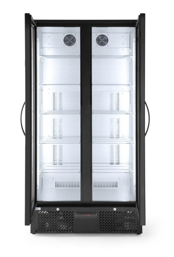 Kühlschrank mit doppelter Tür auf der Rückseite