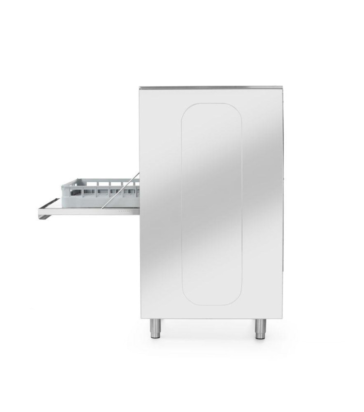 Geschirrspüler 50x60 für Tabletts und Töpfe – elektronisch gesteuert, mit Waschmitteldosiersystem und Ablaufpumpe