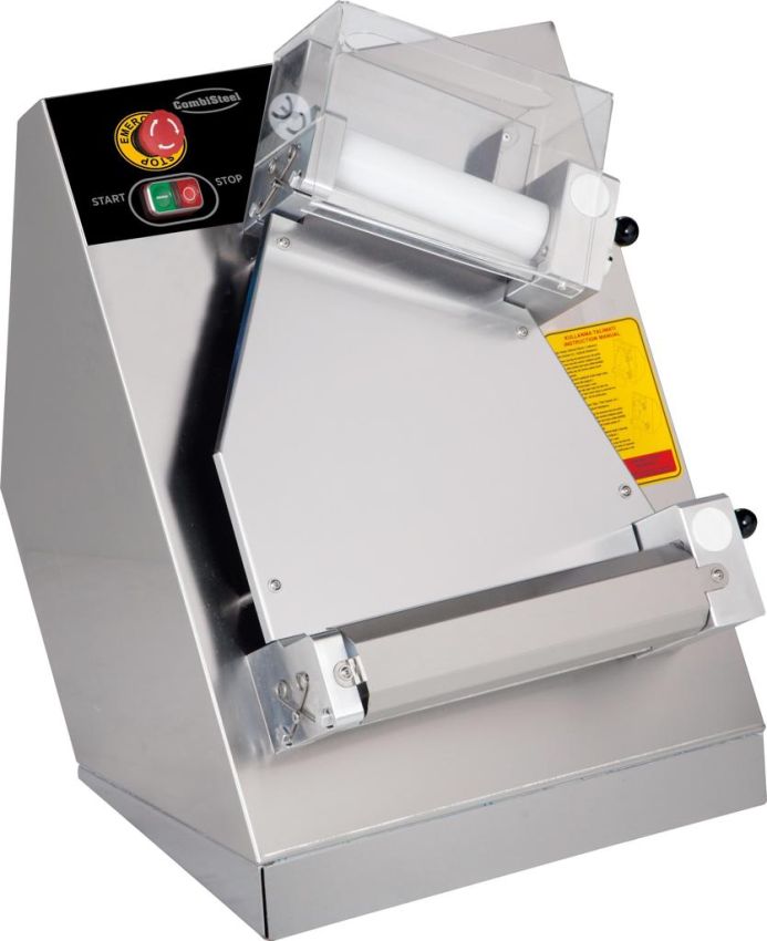 TEIGAUSROLLER 30CM - KOMPLETT AUS EDELSTAHL
