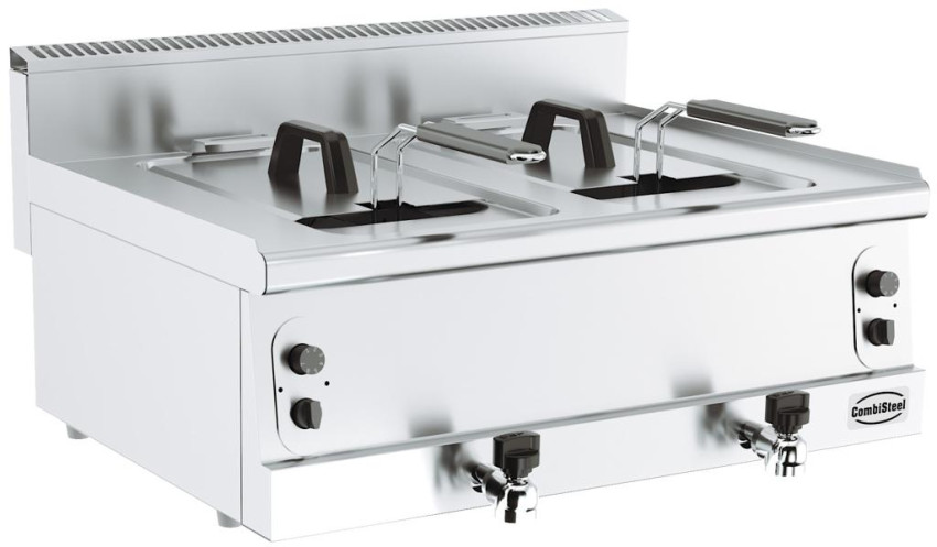 BASE 600 FRITEUSE GAS 2X8L **ACHTUNG, 800MM BREITE**