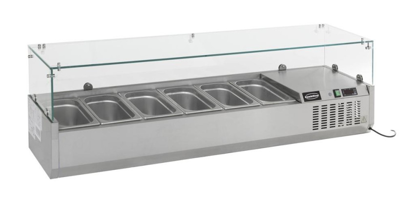 AUFSATZVITRINE 1/3 GN x 4