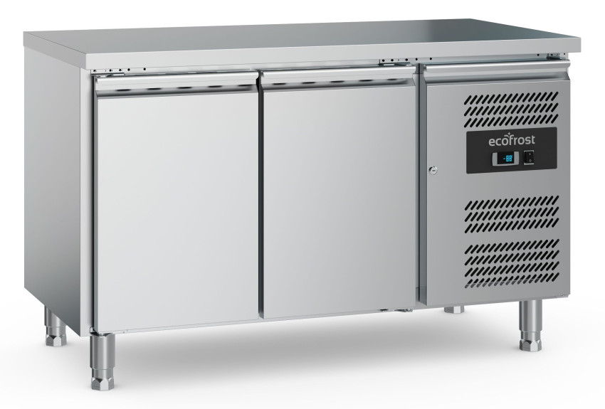 EcoFrost 600 KÜHLTISCH 2 Türen | Temp +2 / +8°C | 1360x600x850mm