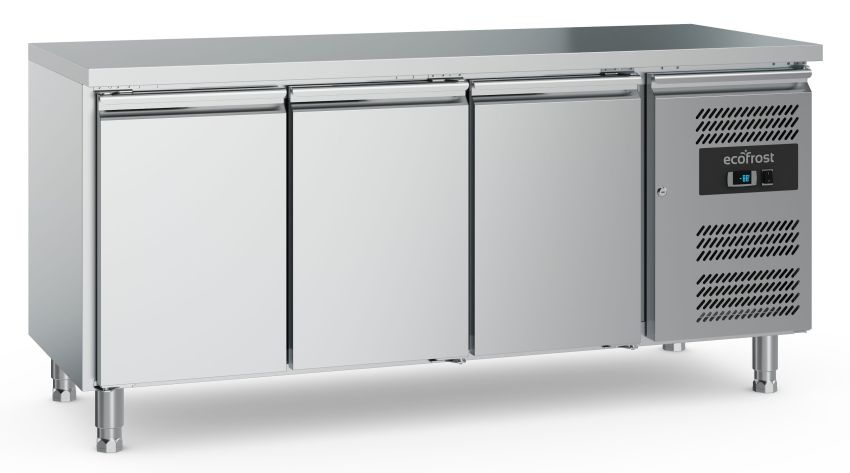 EcoFrost 600 KÜHLTISCH 3 Türen | Temp +2 / +8°C | 1795x600x850mm