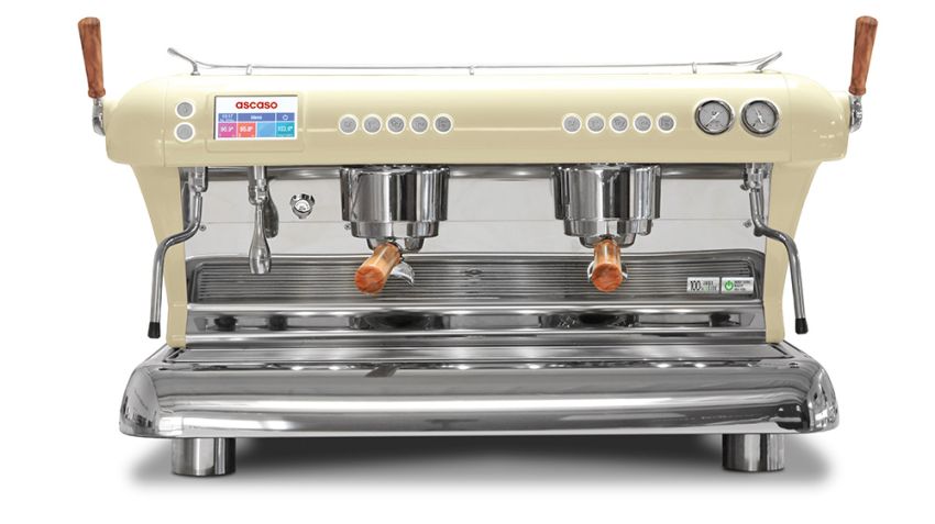 Ascaso Big Dream - 2 Gruppen Siebträger Espressomaschine - Creme