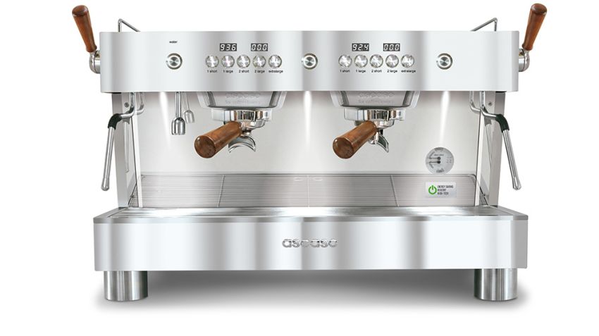 Ascaso Barista T PLUS - 2 Gruppen Siebträger Espressomaschine - INOX