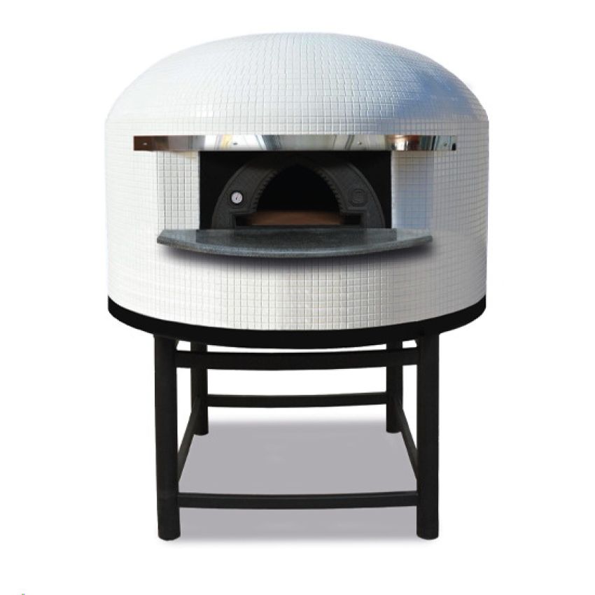 Napoli Line weiß - Pizza Holzbackofen Ø 1300 mm - Vormontiert Napoli Line weiß - Pizza Holzbackofen Ø 1300 mm - Vormontiert