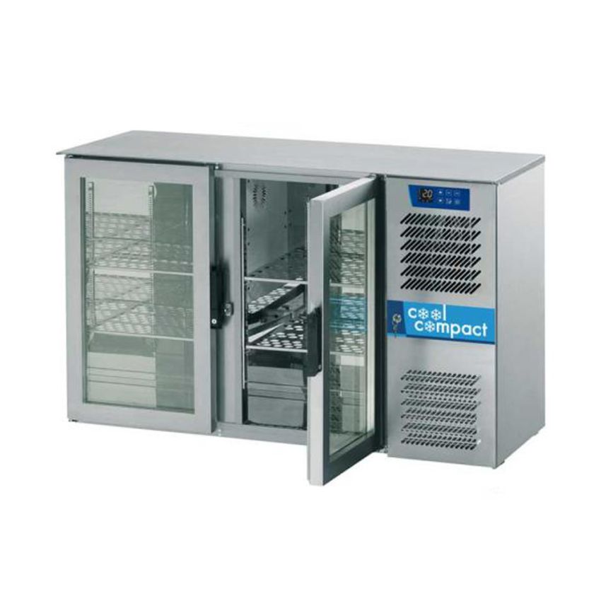 Cool Compact Glastür Flaschenkühltheke GTO520R91 - 2 Türen - für Zentralkühlung Cool Compact Glastür Flaschenkühltheke GTO520R91 - 2 Türen - für Zentralkühlung