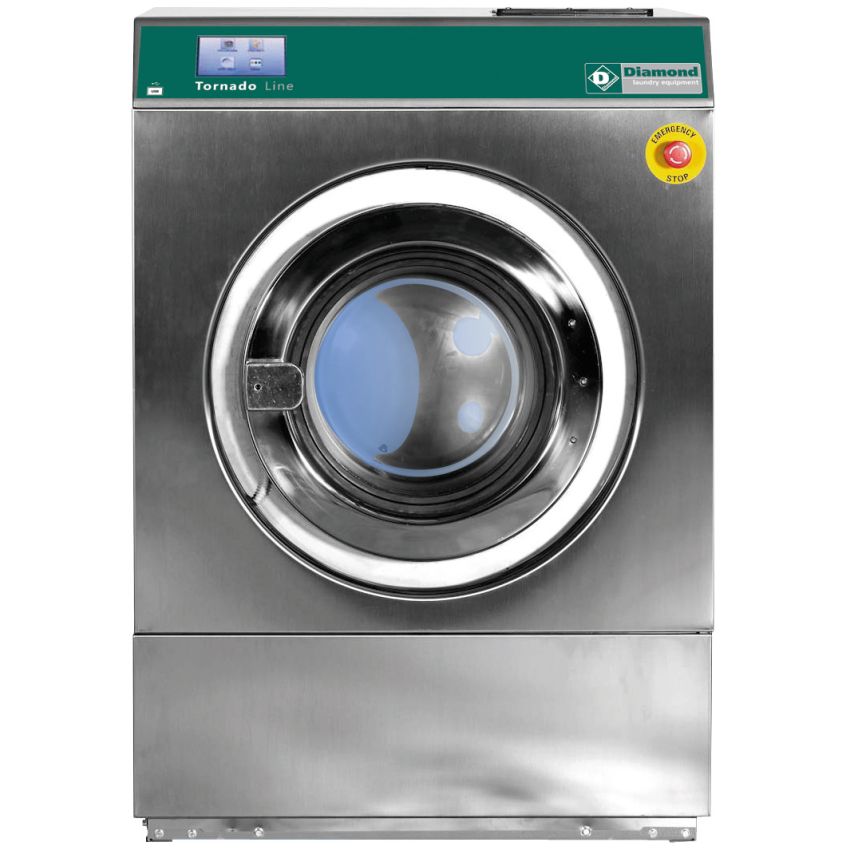 23 kg - Hochtourige Waschschleudermaschine "Inox"