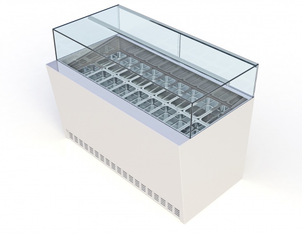 Speiseeisvitrine "Ebba" 9 Behälter B1250xT800xH1200
