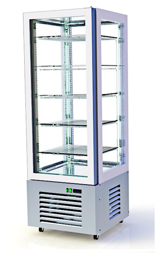 PANORAMA Gefrierkühlvitrine 600 Liter, 4 seitig verglast, -16°/-18°C
