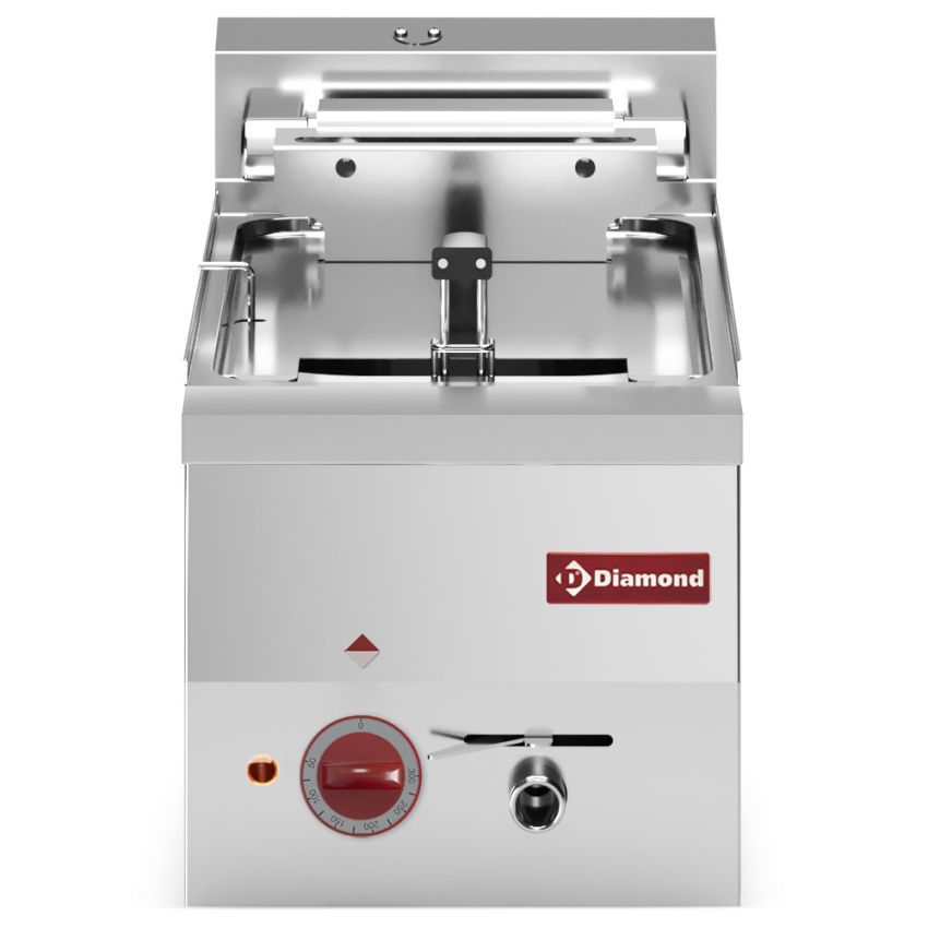 Elektro Friteuse "600 Serie" 1 Becken 10 Liter -Top-