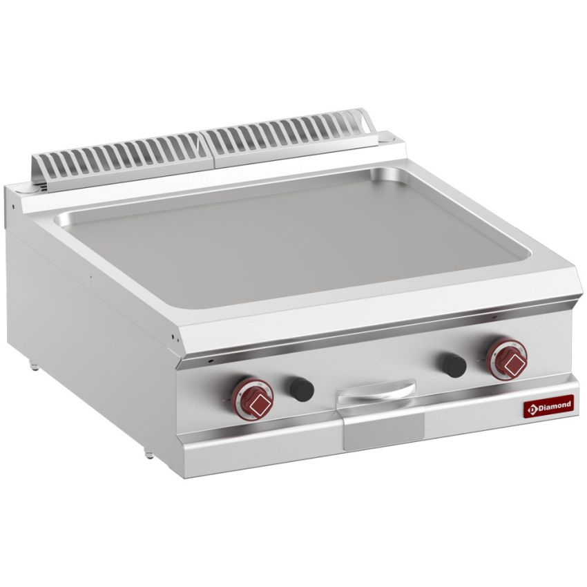 Gas-Grillplatte "700 Serie" glatt, Modul 1/1 -Top-