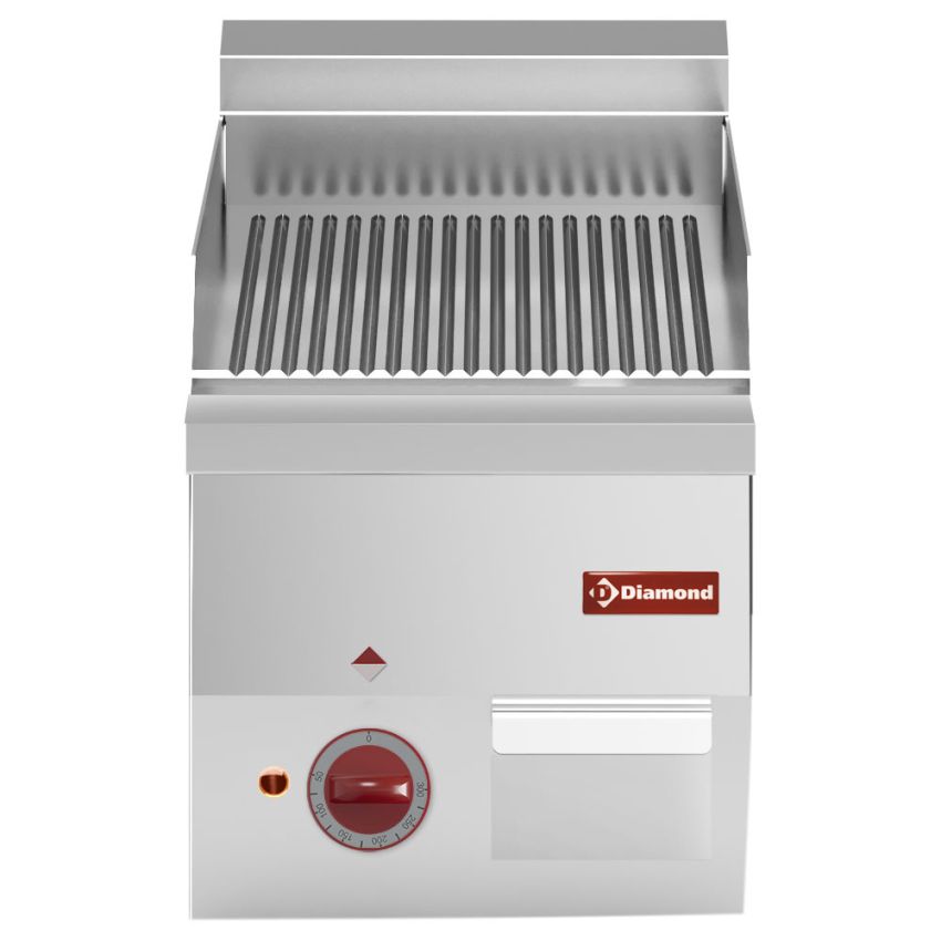 Gas Grillplatte "600 Serie" gerillt