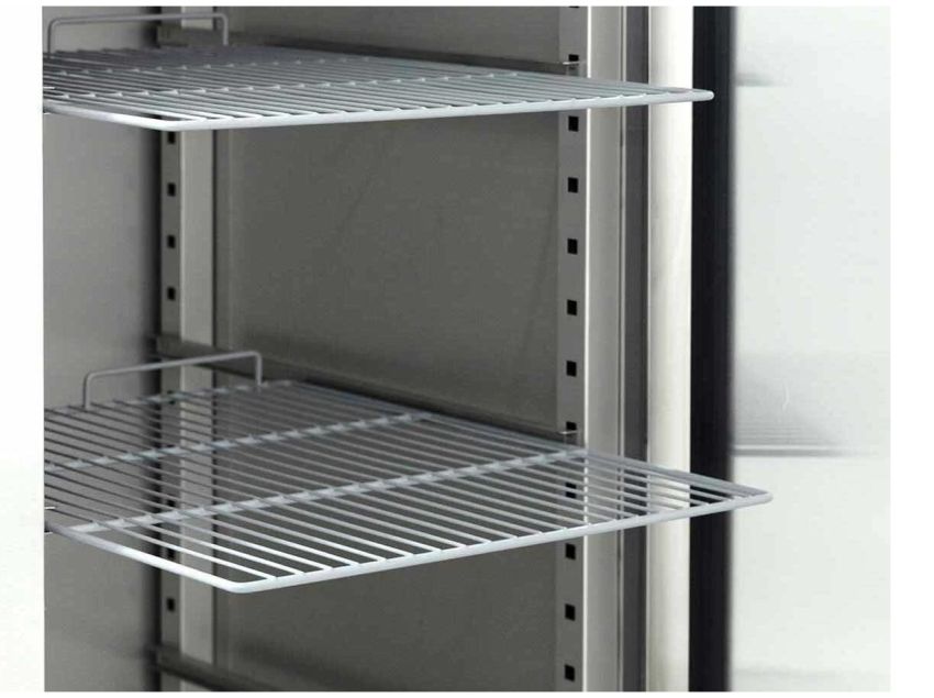 Edelstahl Kühlschrank, Eco 500, -2° bis +8° C, Iso 50 mm, Umluftkühlung, BTH 680 x 710 x 2000 mm