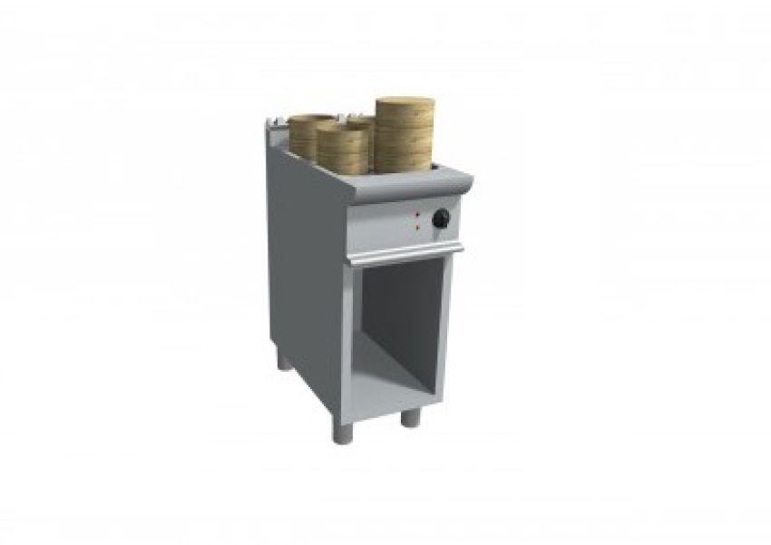 Casta Dim Sum Dampfgarer Elektro GN 1/1+1/3 Lt.38 - 400x900x850h - 12 kW