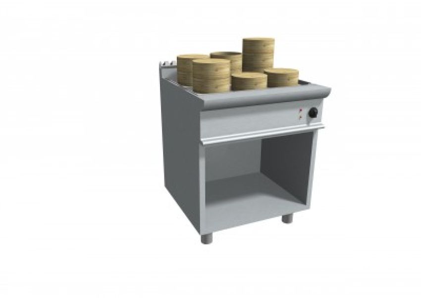 Casta Dim Sum Dampfgarer Elektro GN 2/1+2x2/3 Lt.78 - 800x900x850h - 24 kW