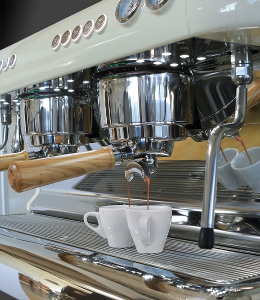 Ascaso Big Dream - 3 Gruppen Siebträger Espressomaschine - Weiß