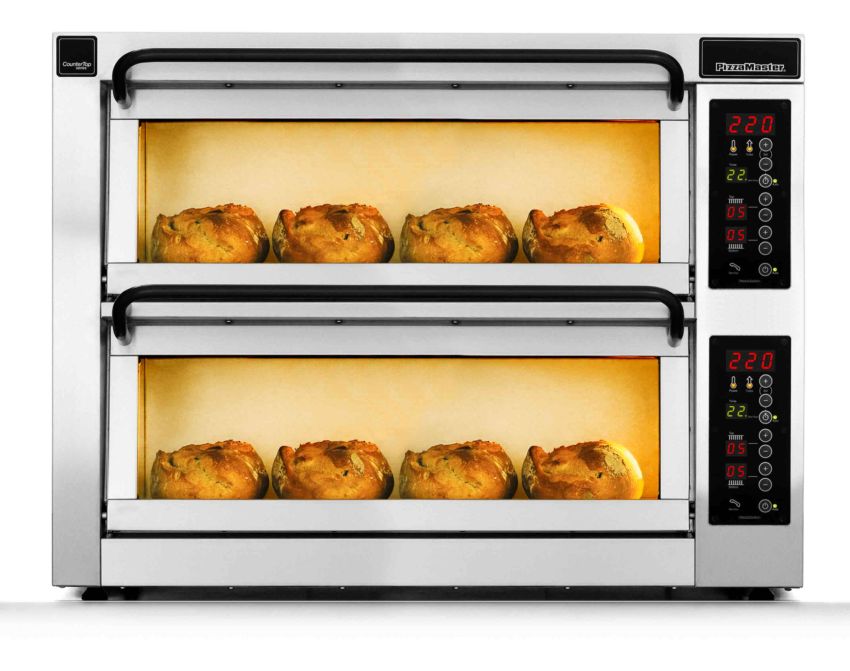 Pizzaofen PizzaMaster PM 352 ED-DW ≤ 8x 34 cm Pizzen - 500°C - Doppelkammer - Breite Version