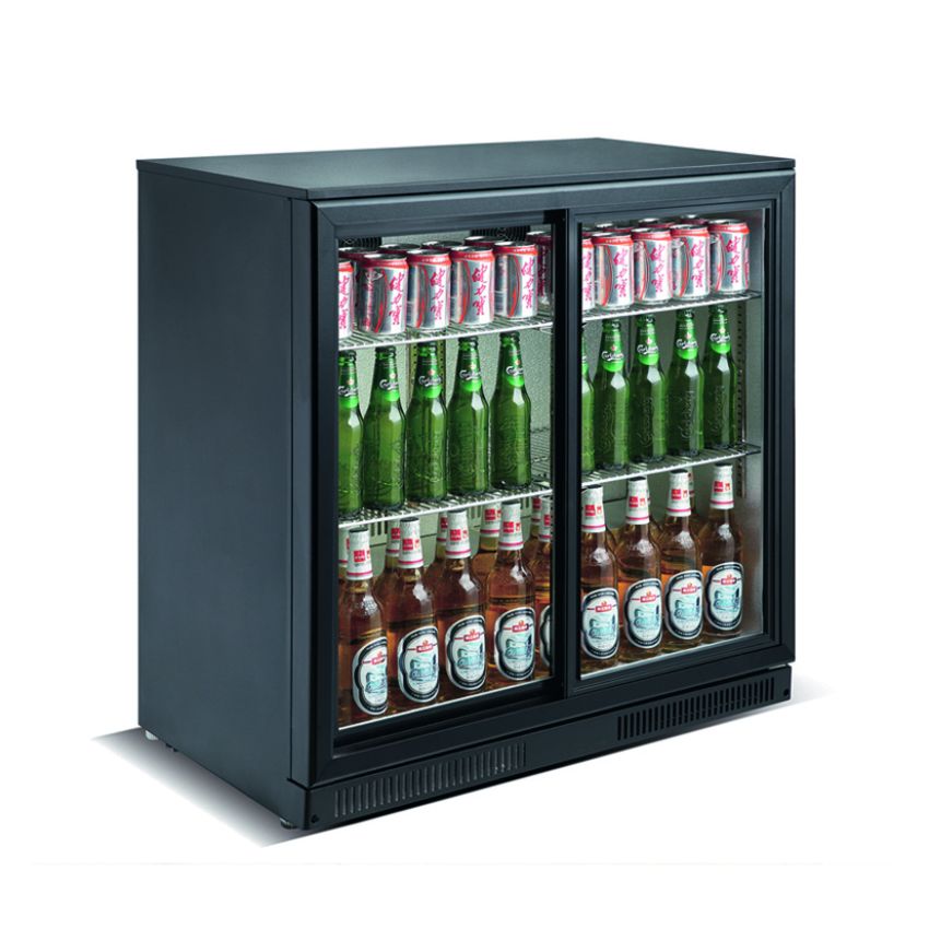 SKW Flaschenkühlschrank - Barkühlschrank 228 Liter Temp. +2° bis +10° C, TSC2E90BS SKW Flaschenkühlschrank - Barkühlschrank 228 Liter Temp. +2° bis +10° C, TSC2E90BS