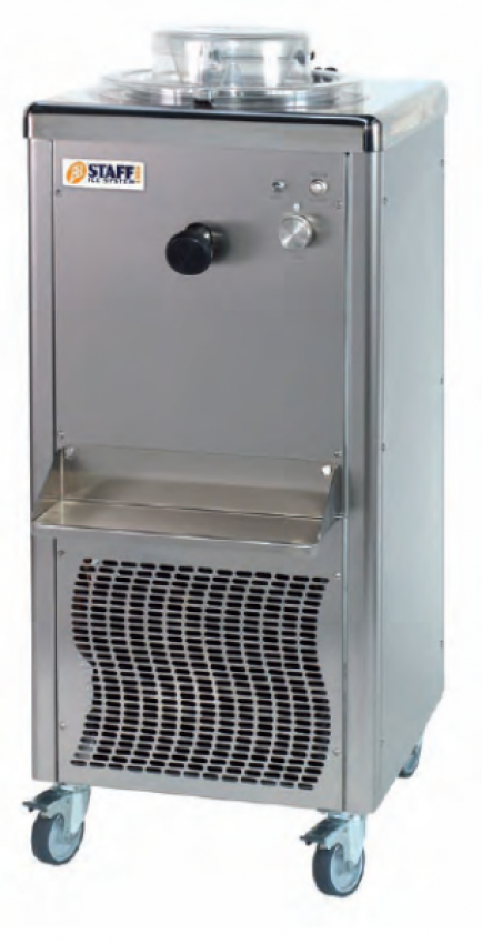 Eiscrememaschine, auto., vertik. Turbine, Standmodell, 10 L/Std.