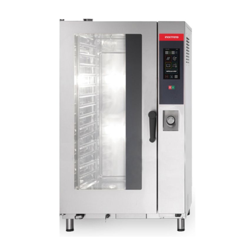 Inoxtrend Gourmet Kombidämpfer 20x 1/1 GN mit Touch Screen - B 1000 x T 1000 x H 1890