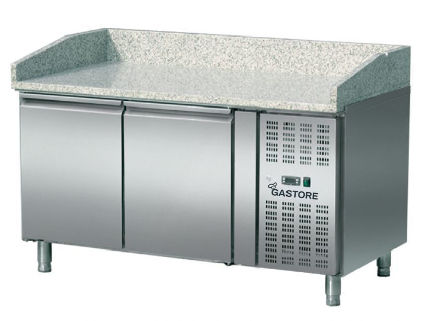 Pizzakühltisch PROFI 390 Liter - ISO 60 mm - BxTxH 1510x800x860 mm, THPZ2600TN