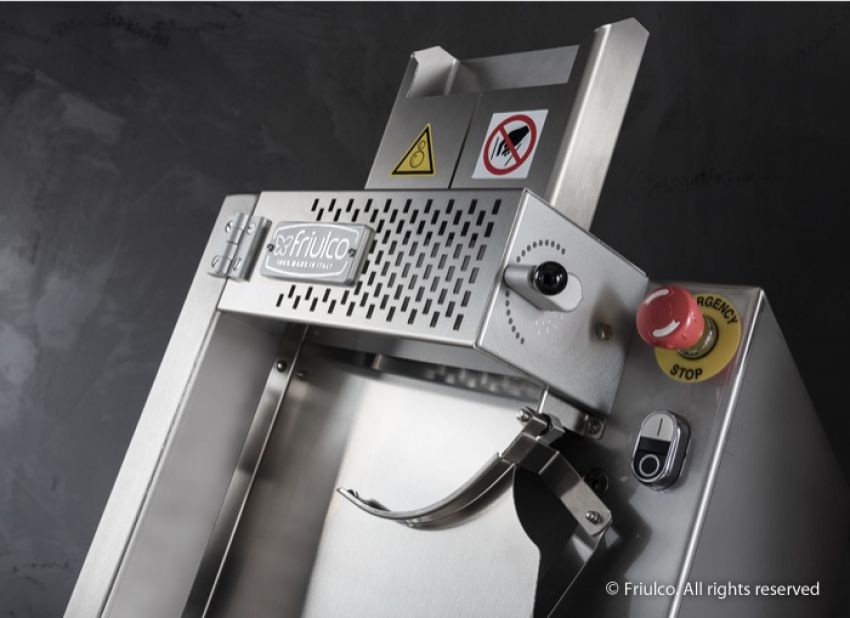 FriulCo Teigausrollmaschine M61 bis 2000 Gramm - Teigdurchmesser 250 bis 510 mm - 3000 Pizza/Std