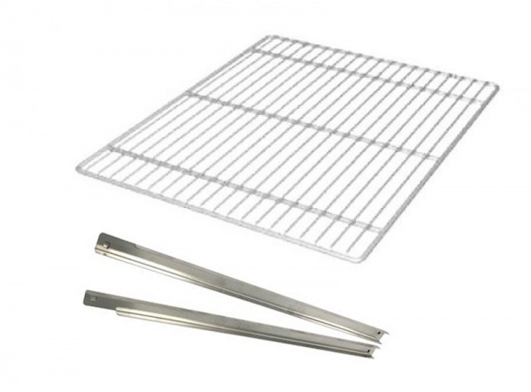 Plastifiziertes Tragrost inkl. 1 Paar Schienen