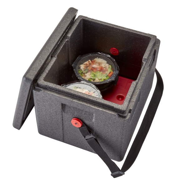 CAMBRO GoBOX Transportbox Thermobox Top-Lader GN-Behälter 1/2 - EPP280 - Gurt