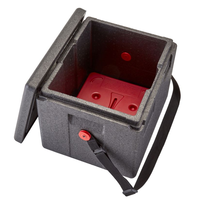 CAMBRO GoBOX Transportbox Thermobox Top-Lader GN-Behälter 1/2 - EPP280 - Gurt