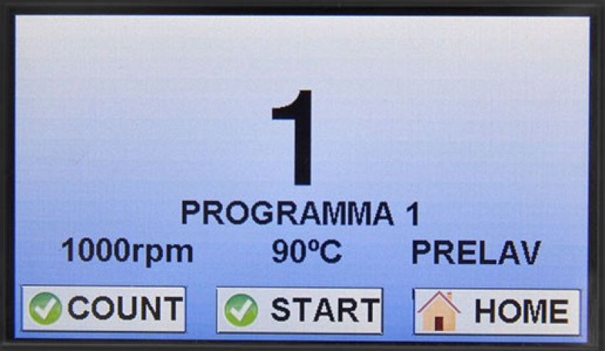 23 kg - Hochtourige Waschschleudermaschine "Inox"