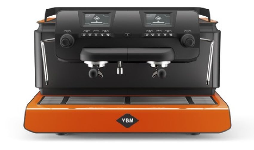 VBM Tecnique 2 Gruppen Elektronik Siebträgermaschine - Black Orange