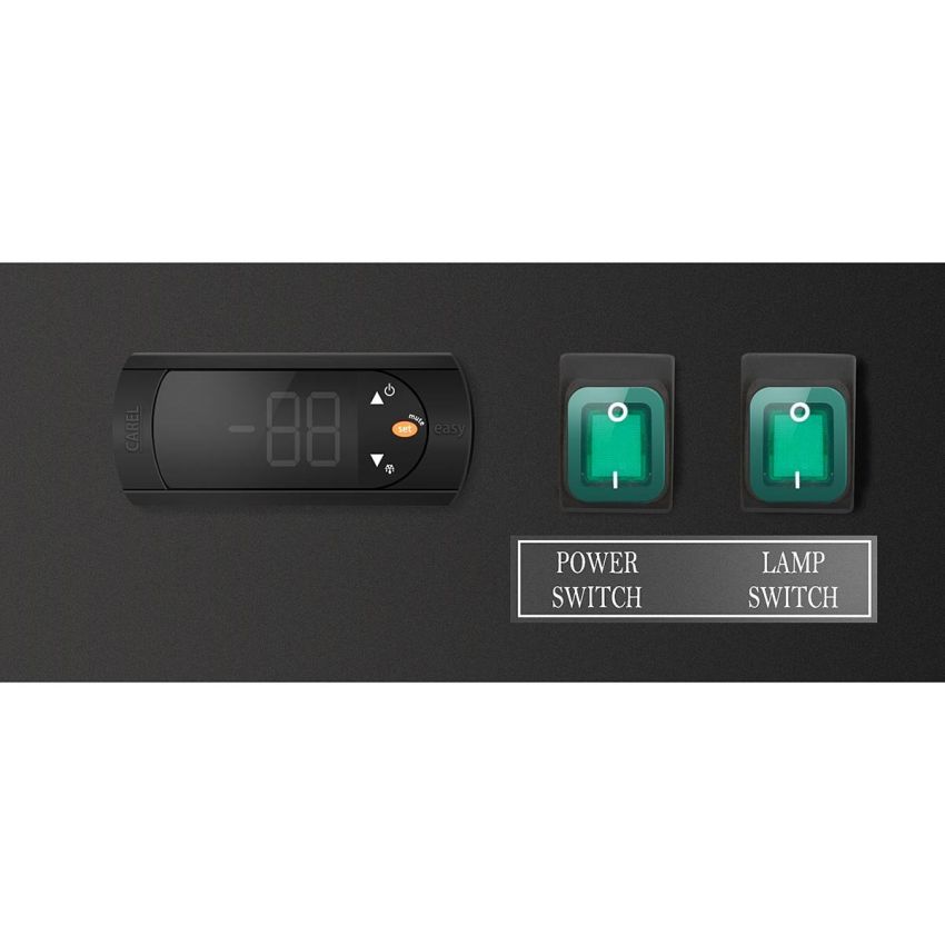 Umluft Barkühltisch Basic schwarz - 4 Schubladen, 280 L von +2° bis +8°C Umluft Barkühltisch Basic schwarz - 4 Schubladen, 280 L von +2° bis +8°C