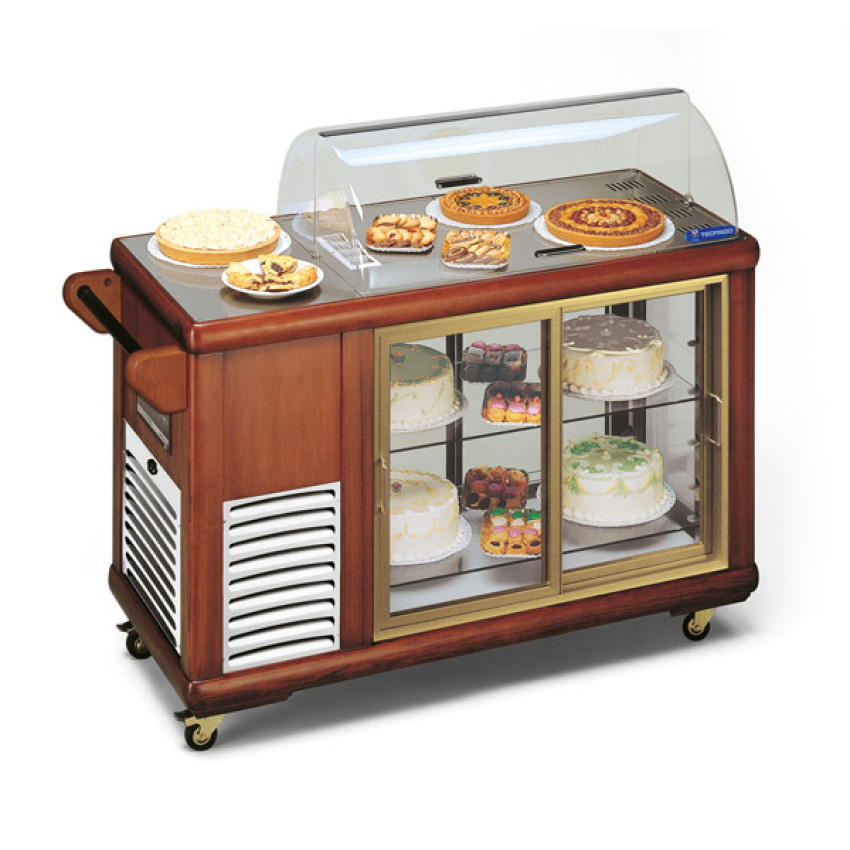 Gekühlter Wagen für Kuchen