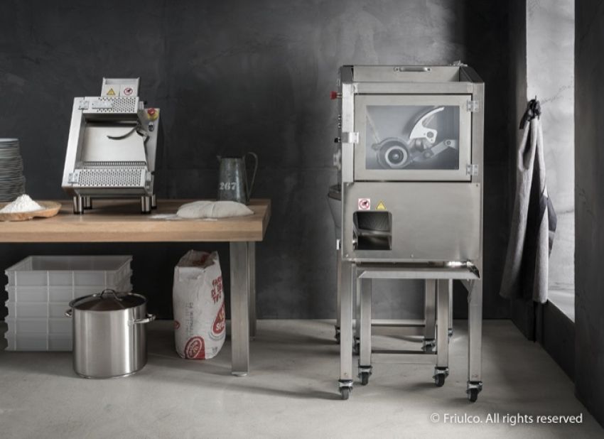 FriulCo Portionierer + Teigabrunder Vollautomat M48