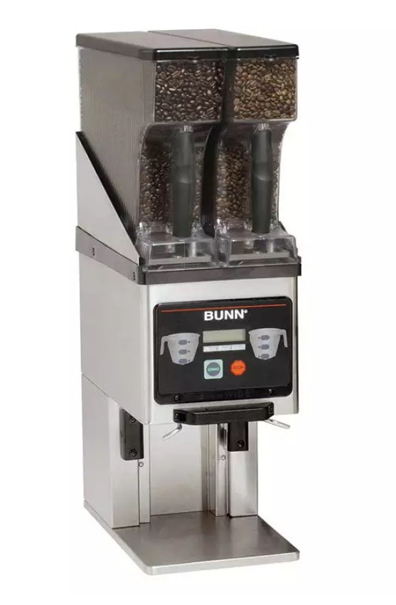 BUNN MHGA BLK Multi - Doppel Kaffeemühle INOX