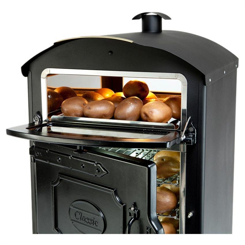 Neumärker Kartoffelbackofen mit beheiztem Display, Ofenkapazität 50 Kartoffeln