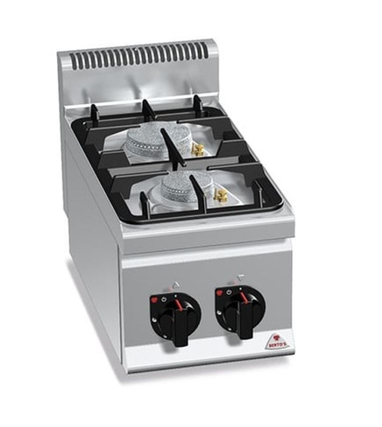 BERTOS Plus 600 ECO Power - Gasherd 2 Kochstellen Tischgerät