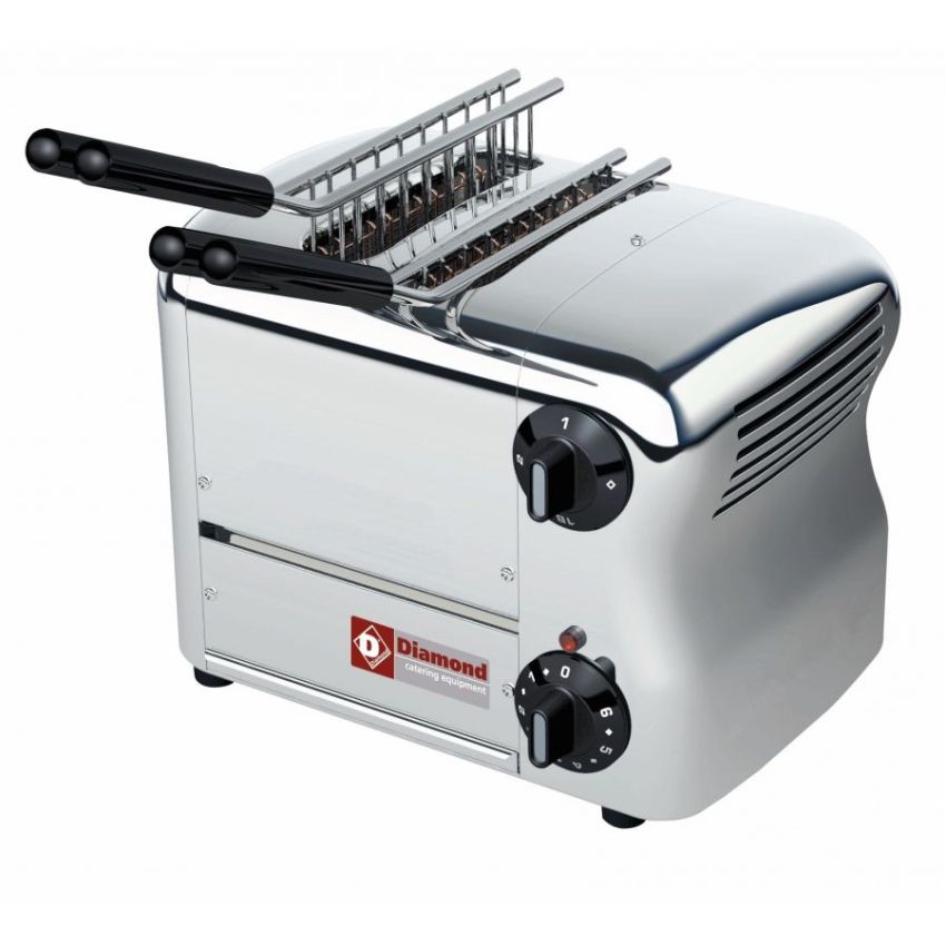 Toaster (croque-monsieur), 2 Zangen "Silver"